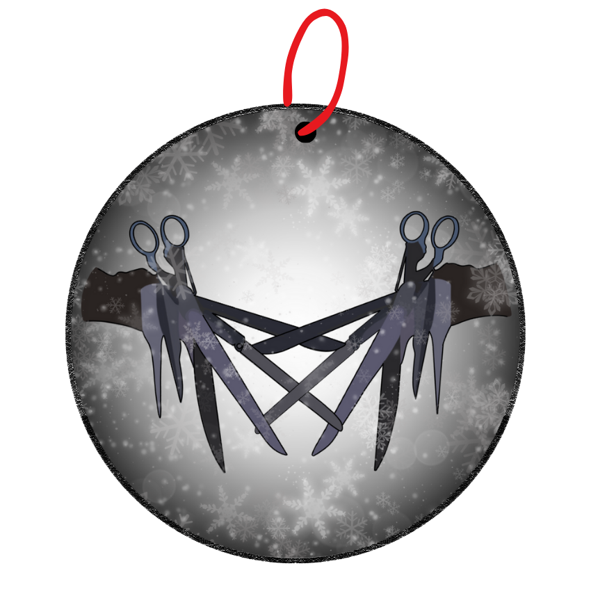 Ornement CISEAUX D'ARGENT