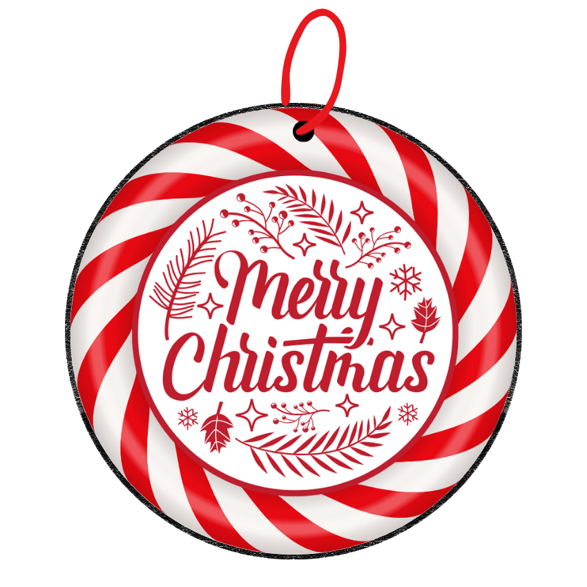 Ornement MERRY CHRISTMAS