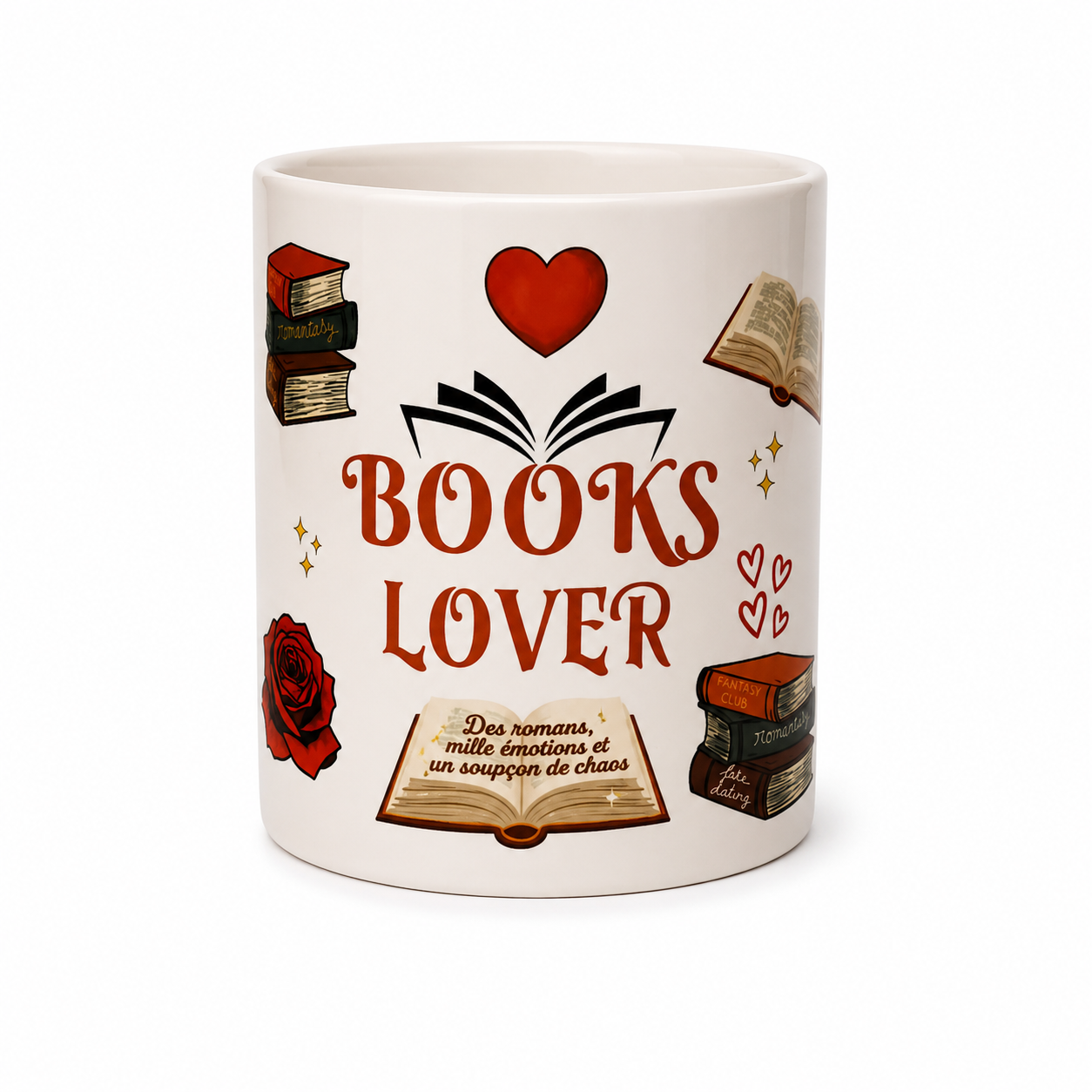 Mug avec anse Books Lover